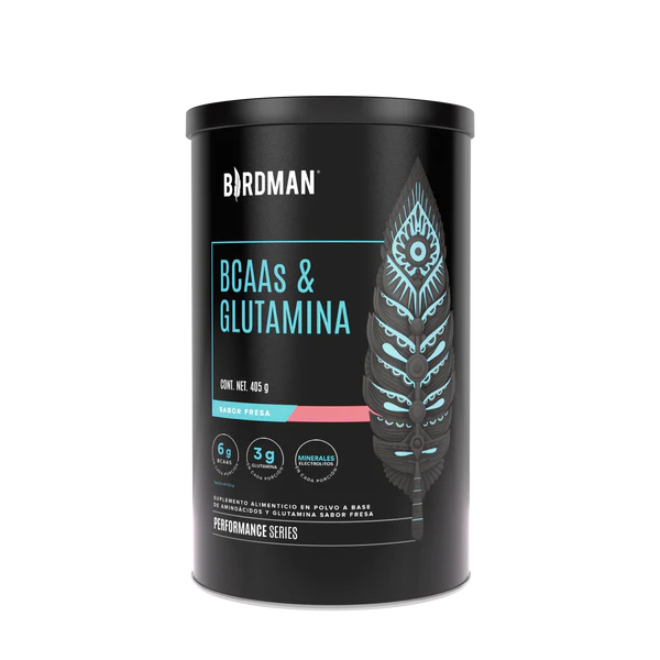 Bcaas Y Glutamina Sabor Fresa Falcon 405 Gr