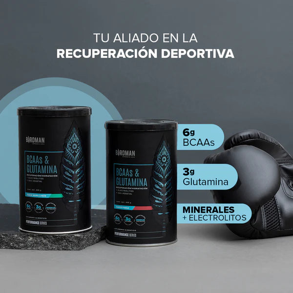 Bcaas Y Glutamina Sabor Fresa Falcon 405 Gr