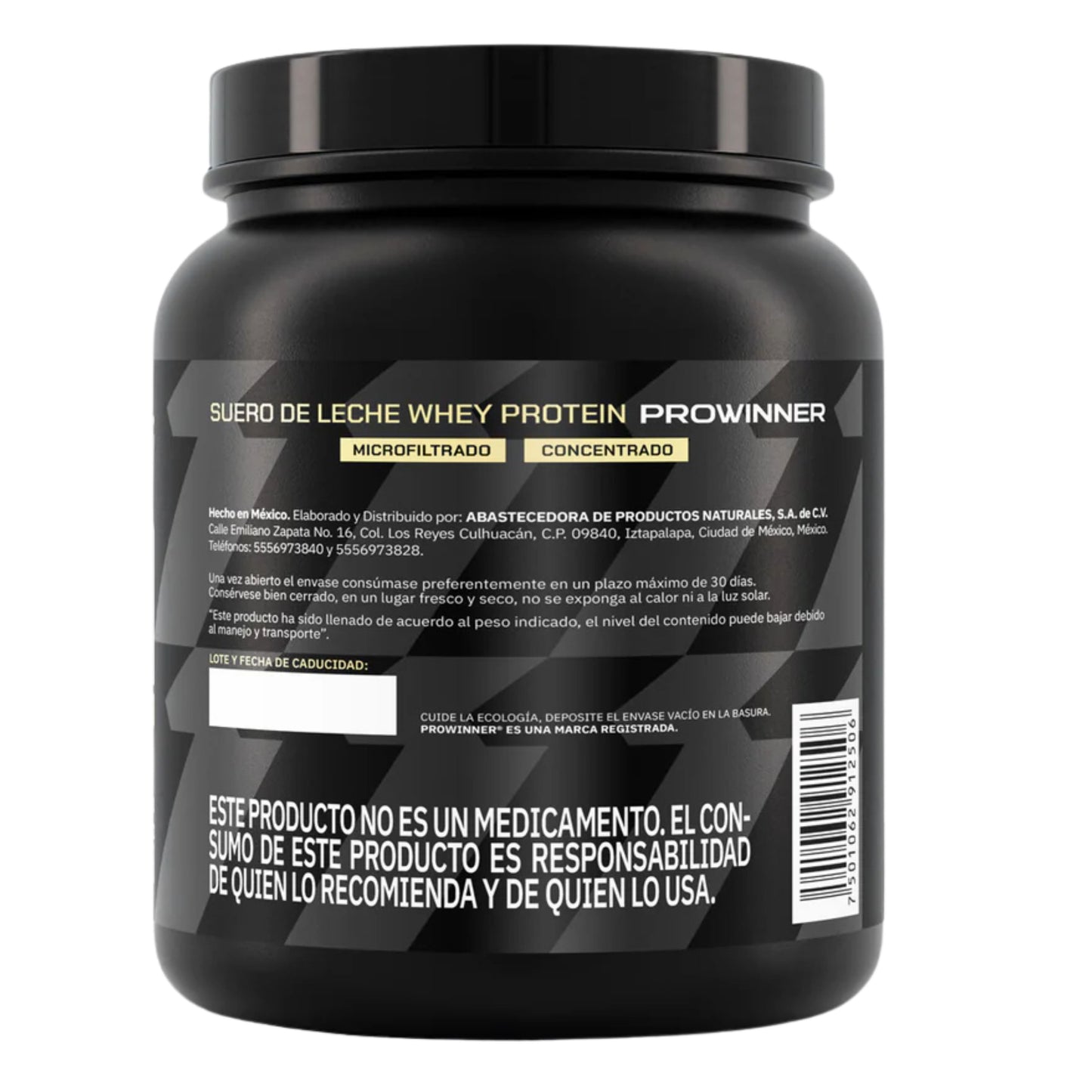 Proteína de Suero de Leche Sabor Natural 500 g PROWINNER