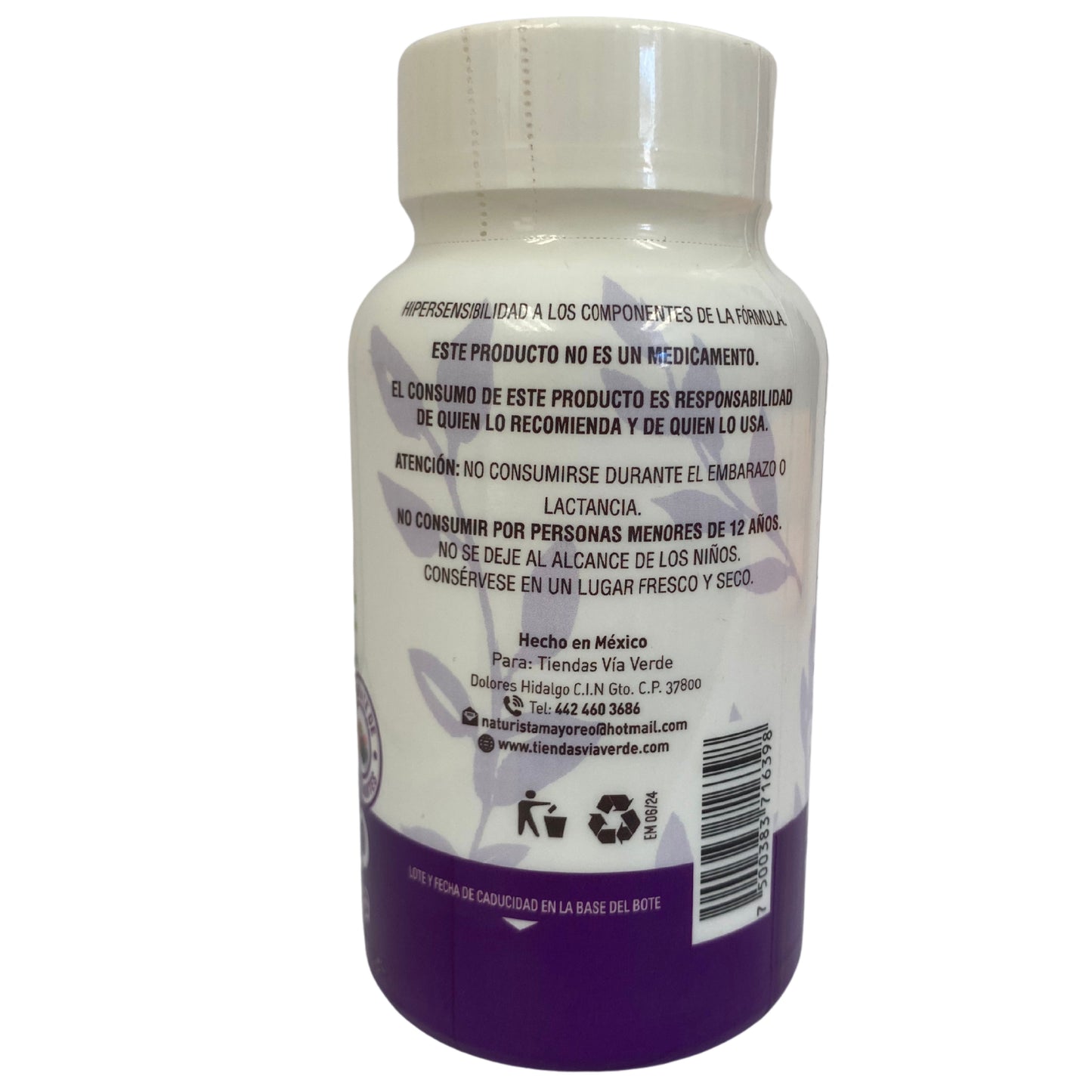Colágeno + Biotina 90 Caps Via Verde