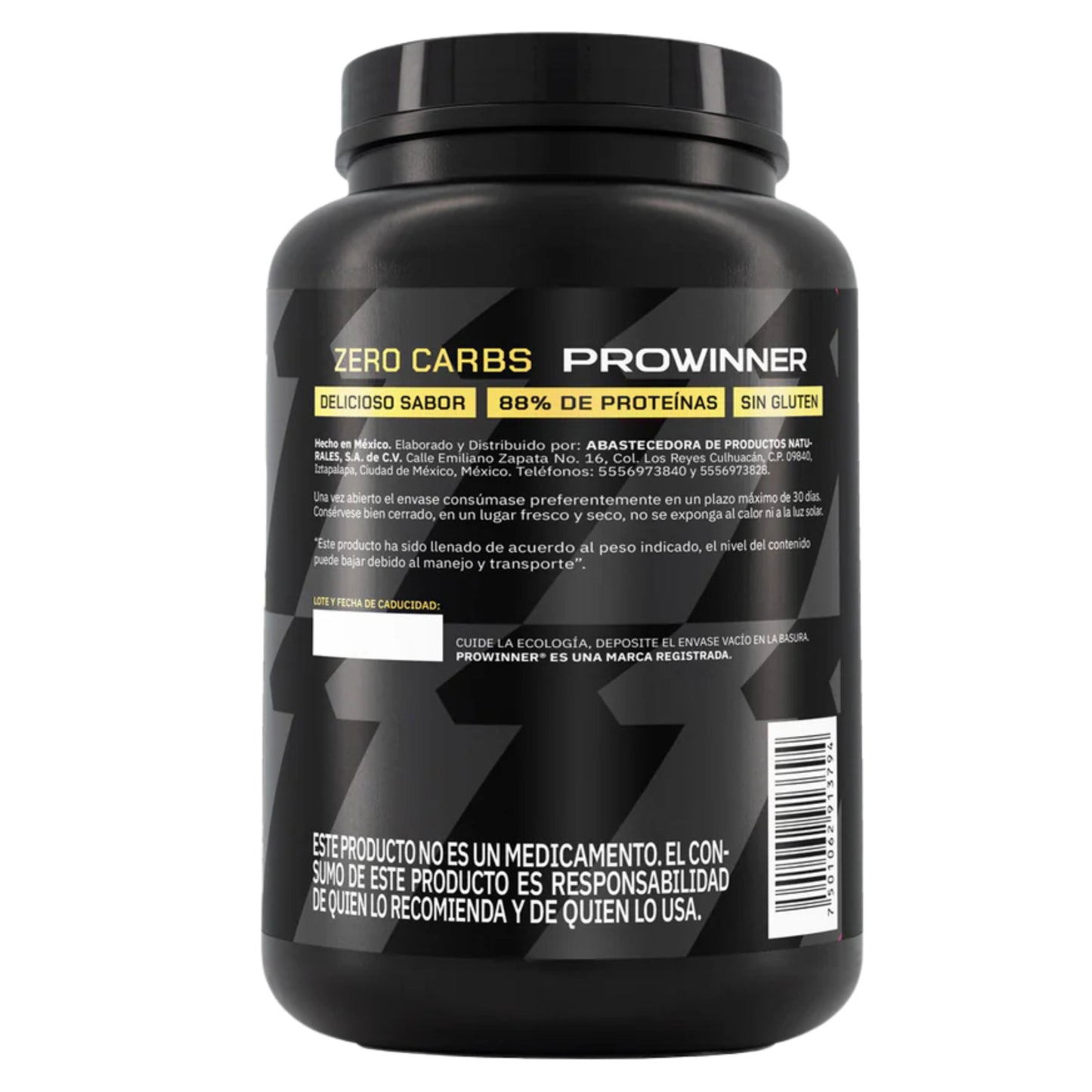 Proteína Zero Carbs Vainilla 1 kg PROWINNER