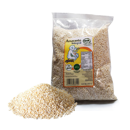 Amaranto Integral Organico Sin Gluten Aspar 250 G Quali