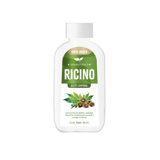 Aceite Puro de Ricino 60 ml  Shanaturals