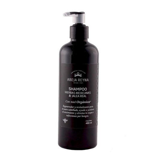 Shampoo de Hierbas con Jalea Real 480 ml Abeja Reyna