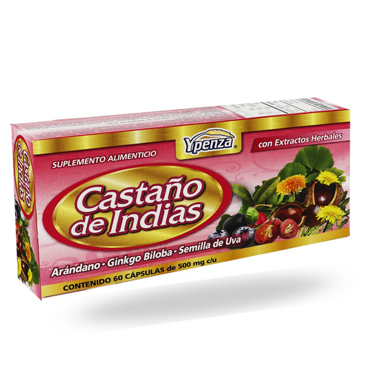Castaño De Indias 60 Caps Ypenza