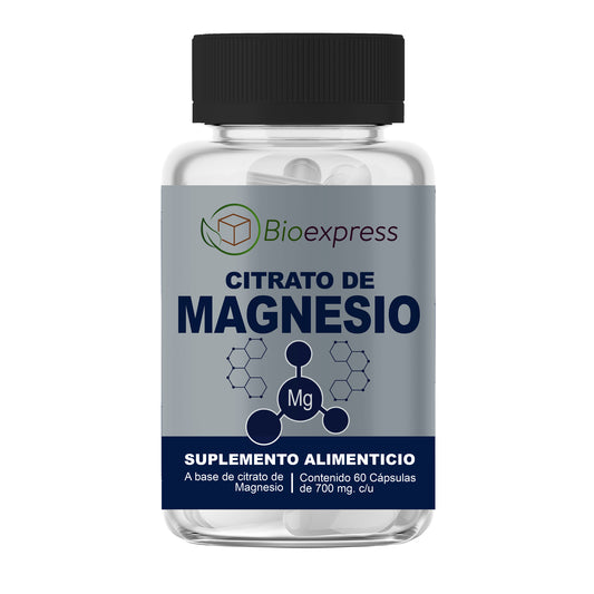 Citrato De Magnesio 700 Mg Cu 60 Caps Bioexpress