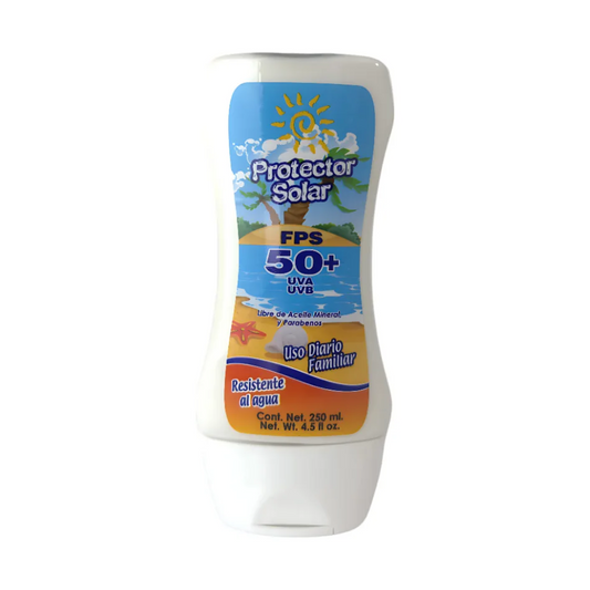 Protector Solar Facial FPS 50 +UVA UVB  250 ml Bella Piel