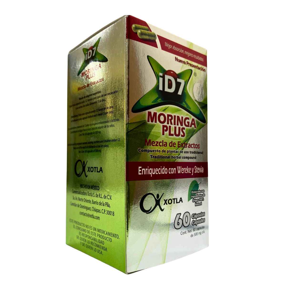 Id7 Moringa Plus 60 Caps Xotla