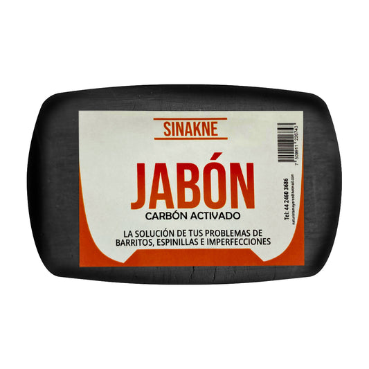 Jabón de Carbón Activado Sinakne Valans