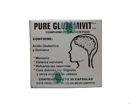 Pure Glutamivit 30 Caps Universo Natural
