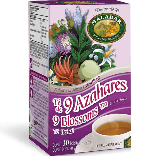Te 9 Azahares 30 Bolsitas Malabar
