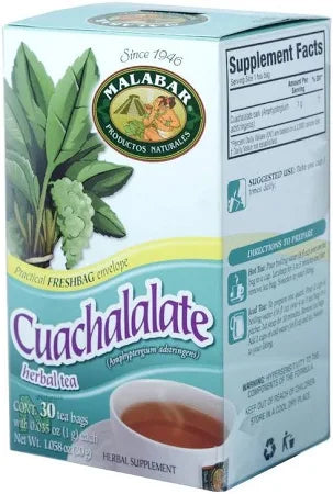 Te Cuachalalate 30 Bols. Malabar
