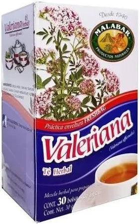 Te Valeriana Malabar 30 Bolsitas