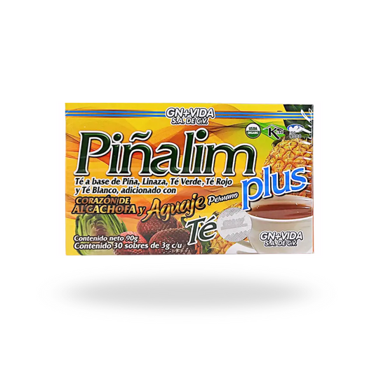 Té Piñal Plus con Alcachofa, Aguaje y Perunao 30 Sobres GN+Vida