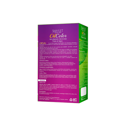 Oil Color Tinte Al Agua 1.0 Negro Natural, Shanaturals