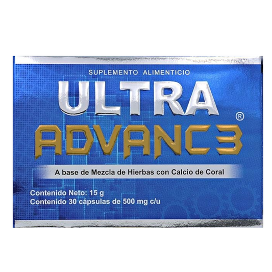Ultra Advanc3 Azul 500 Mg 30 Caps