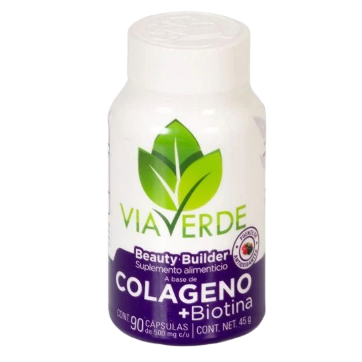 Colágeno + Biotina 90 Caps Via Verde