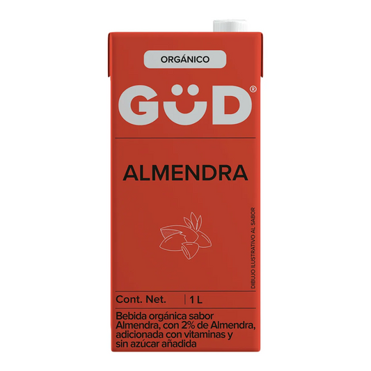 Leche Organica De Almendras Sin Azucar 1L Gud