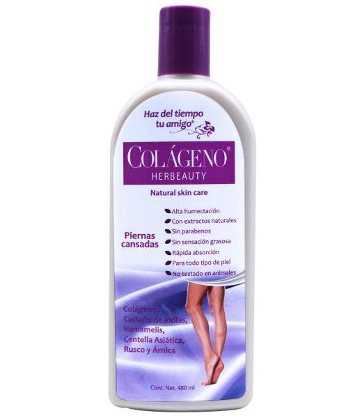 Crema Colágeno Herbeauty Natural Skin Care Piernas Cansadas 480 ml Alternativas Naturales