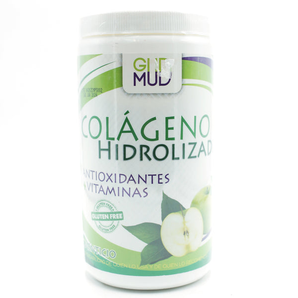 Colágeno hidrolizado + antioxidantes + vitaminas sabor manzana GUD MUD 500 gr