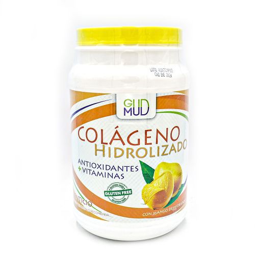 Colágeno hidrolizado + antioxidantes + vitaminas sabor mango GUD MUD 1.100 kg