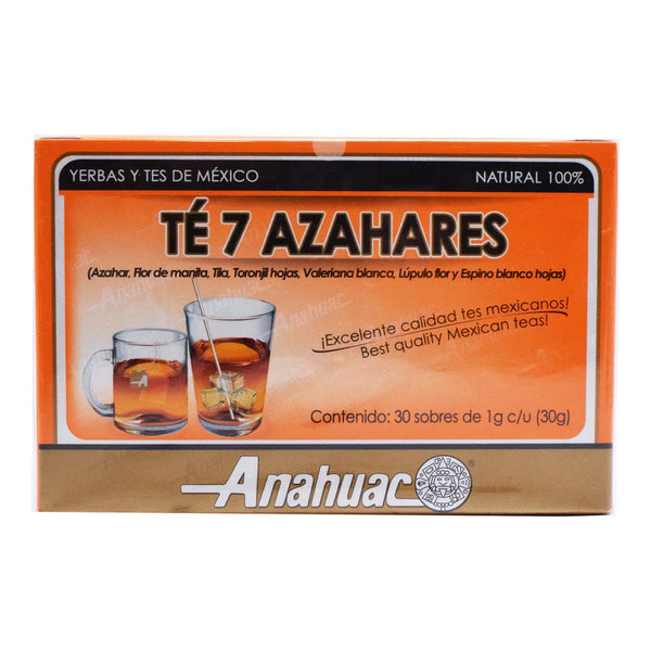 Te 7 azahares Anahuac 30 bolsas