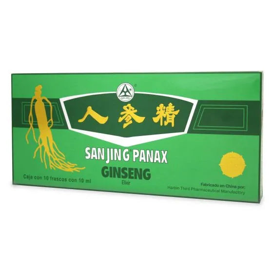 Caja panax ginseng verde Sanjing  10 ampolletas