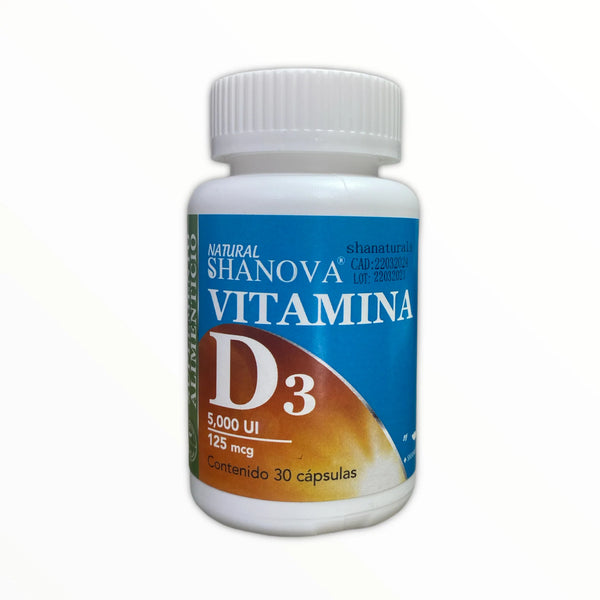Vitamina D3 natural shanova Shanaturals 30 caps
